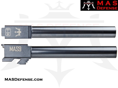 MAS DEFENSE 9MM 416R STAINLESS STEEL BARREL - GLOCK 34 FITMENT - RADIANT BLUE HAZE (BLUE GRAY)