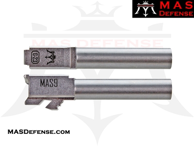 MAS DEFENSE 9MM 416R STAINLESS STEEL  CONVERSION BARREL - GLOCK 23 FITMENT -  MACHINE CUT