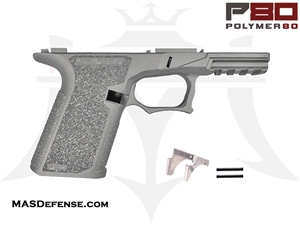 POLYMER80 80% POLYMER LOWER RECEIVER GLOCK 19 FITMENT - TITANIUM - P80-PF940CV1-CKTIT GCA COMPLIANT 76% BRIDGE FRAME