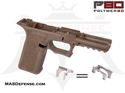 POLYMER80 GLOCK 17 80% POLYMER LOWER RECEIVER FLAT DARK EARTH - PF940v2-FDE