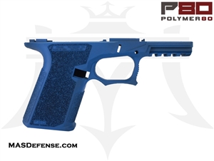 POLYMER80 80% POLYMER LOWER RECEIVER GLOCK 17 FITMENT - BLUE- P80-PF940V2-CKBLU GCA STANDARD G17 / G22 76% BRIDGE FRAME