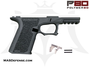 POLYMER80 80% POLYMER LOWER RECEIVER GLOCK 17 FITMENT - SNIPER GRAY - P80-PF940V2-CKSNGRY GCA STANDARD G17 / G22 76% BRIDGE FRAME