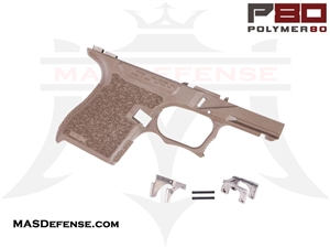 POLYMER80 80% LOWER FRAME SUB-COMPACT G26 / G27 PF940SC P80-BKSC-FDE - FLAT DARK EARTH