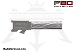 POLYMER80 SUB-COMPACT 9MM BARREL GLOCK 26 FITMENT FLUTED STAINLESS STEEL P80-PFSC9-BBL-F-STS P80-BRL-PFSC9-F-STS