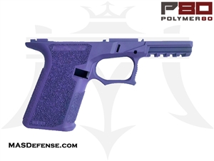 POLYMER80 80% FRAME ONLY COMPACT G19 / G23 PF940C P80-BKC - CERAKOTE BRIGHT PURPLE P80-FOBC-CKBRPUR