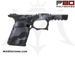 POLYMER80 80% FRAME ONLY COMPACT G19 / G23 PF940C P80-BKC - CERAKOTE MULTICAM SNIPER GRAY P80-FOBVC-CKMCSNGRY - MULTI CAM MUTLI CAMO