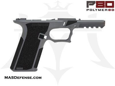 POLYMER80 80% FRAME ONLY STANDARD G17 / G22 - CERAKOTE TWO TONE GRY / BLACK GRIP P80-FOBS-CK2TGRY