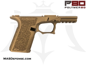 POLYMER80 80% FRAME ONLY COMPACT G17 / G22 PF940V2 P80-BKS - CERAKOTE BURNT BRONZE P80-FOBC-CKBRBNZ P80 GLOCK 17 GLOCK 22