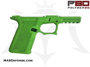 POLYMER80 80% FRAME ONLY COMPACT G17 / G22 PF940V2 P80-BKS - CERAKOTE ZOMBIE GREEN P80-FOBC-CKZBGRN P80 GLOCK 17 GLOCK 22