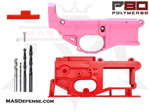 POLYMER80 AR-15 PHOENIX G150 80% POLYMER LOWER RECEIVER KIT PINK - P80-NKIT-PNK