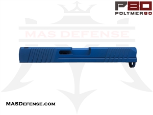 POLYMER80 9MM STRIPPED SLIDE GLOCK 17 FITMENT GEN 3 P80 PF940V2 P80-BKS - CERAKOTE NRA BLUE â€‹MPN: P80-PS9S-STD-BN-CKNRBLU  P80-PS9-STD-BN-CKNRBLU COMPACT G17