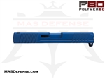 POLYMER80 9MM STRIPPED SLIDE GLOCK 19 FITMENT GEN 3 P80 PF940C P80-BKC - CERAKOTE NRA BLUE MPN: P80-PS9C-STD-BN-CKNRBLUE COMPACT G19