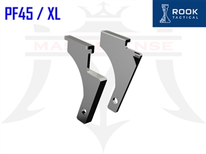 ROOK TACTICAL REAR RAILS FOR POLYMER80 FRAMES ROOK-1011 - PF45 XL P80-BK45-BLK P80-PF45-BLK G20 G21 P80