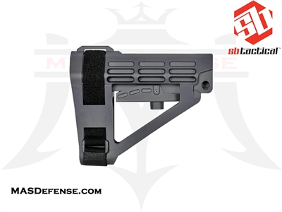 SB TACTICAL SBA4 5-POSITION ADJUSTABLE AR-15 PISTOL STABILIZING BRACE - STEALTH GREY - SBA4-03-SB GRAY SBA4X-03-SB SBA4