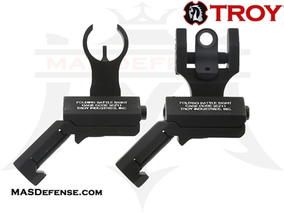 TROY INDUSTRIES 45 DEGREE OFFSET SIGHTS - SSIG-45S-HRBT-00