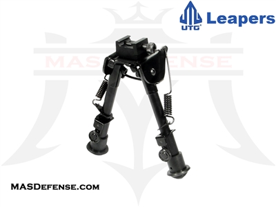 UTG TACTICAL OP RUBBER FEET BIPOD - HEIGHT 6.1"-7.9" - TL-BP78