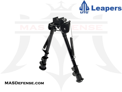 UTG TACTICAL OP RUBBER FEET BIPOD - HEIGHT 8.3"-12.7" - TL-BP88