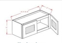 STACKER WALL GLASS DOOR CABINET3012