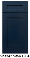 Shaker Navy Blue Sample Door