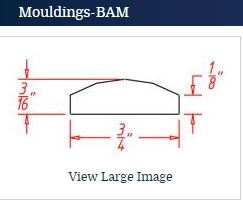 shaker white batten molding