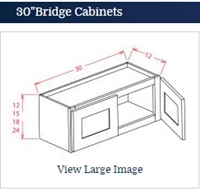 Shaker White Wall 30 w x 15 h