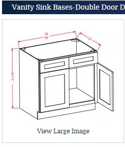 VANITY SINK BASE 36