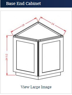 BASE ANGLED CABINET