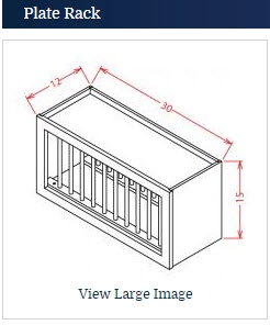 WALL PLATE RACK 3015