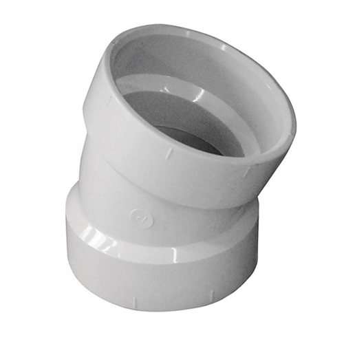 22.5 Degree Slip Elbow Fitting for Schedule 40 PVC Pipe