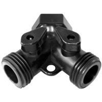 Garden Hose Shut Off Valve - 3/4" FGHT x 3/4" MGHT - 2 Valve