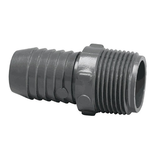 PVC Insert Male Adapter - BARB x MPT