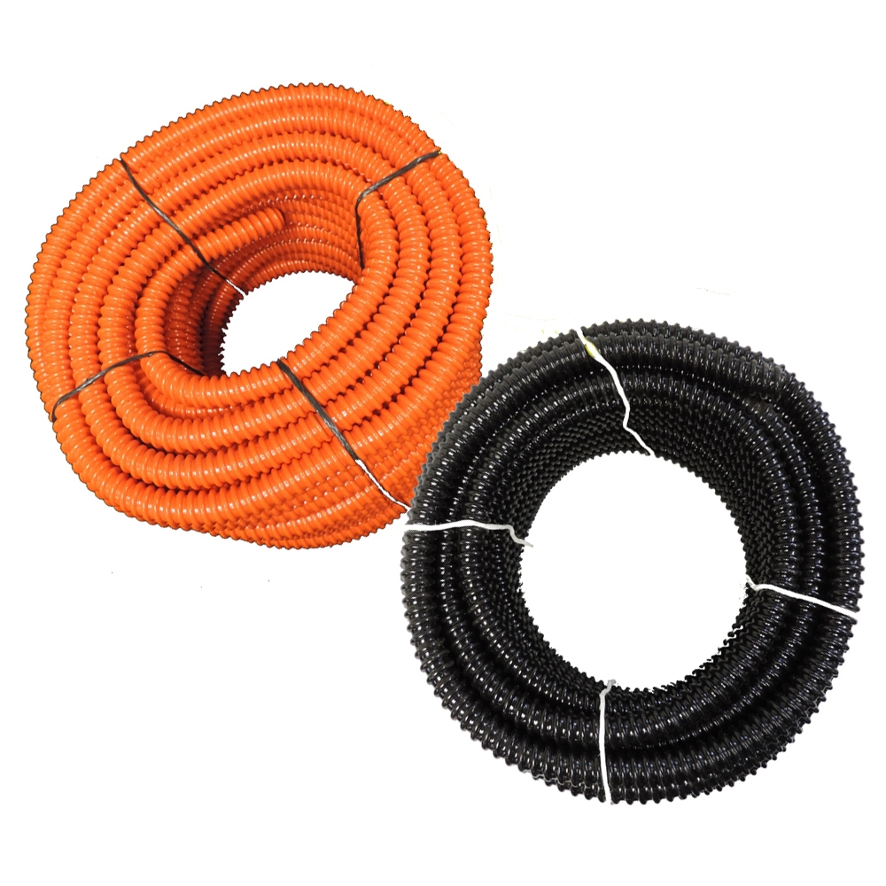 Corrugated Flexible PVC Split Tubing also know as Split Loom, Wire