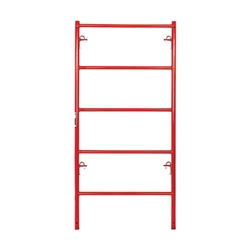 3' X 6' 7" W-Style Ladder Scaffold Frame with Candy Cane Locks