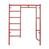 5' x 6' 7" W-Style Ladder/Walk-Thru Scaffold Frame with Candy Cane Locks