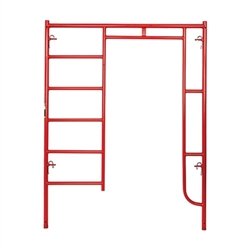 5' x 6' 7" W-Style Ladder/Walk-Thru Scaffold Frame with Candy Cane Locks