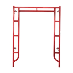 5' x 6' 7" W-Style Heavy-Duty Walk-Thru Scaffold Frame with Candy Cane Locks