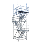 21' Ring Lock System Scaffold Stair Tower