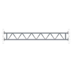 Ring Lock System Scaffolding 16' Ring Lock Lattice Girder (4.876M)