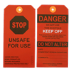 Scaffold STOP/DANGER Tag Pack