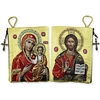 Virgin Of Smolensk & Christ The Teacher Icon Pouch