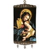 Madonna & Child Large Tapestry Banner VERY BEAUTIFUL 17"X8"