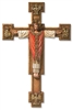 13" Christus Rex Risen Cross, Val Gardena