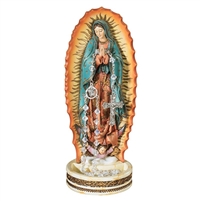 8" Our Lady of Guadalupe Rosary Holder