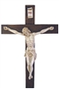 15" Antiqued Alabaster Crucifix