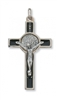 2" BLACK ST. BENEDICT CRUCIFIX