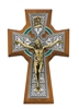 5 1/2" Walnut Celtic Crucifix