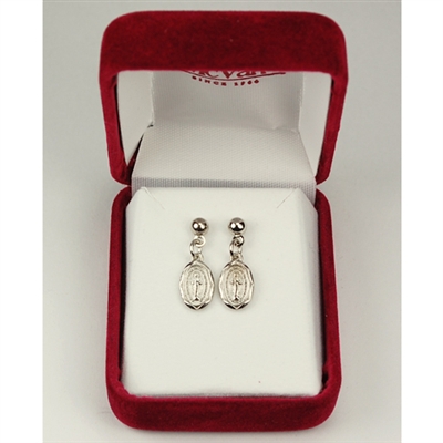 Rhodium Plated Miraculous Earrings
