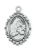 Sterling Silver St. Francis Medal Includes 18" Chain and Deluxe Gift Box