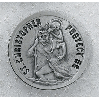 ROUND ST. CHRISTOPHER VISOR CLIP