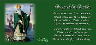 St. Patrick with Prayer Mug